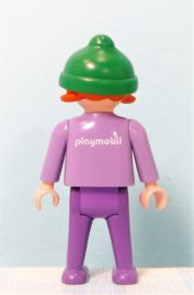 Vintage Playmobil 4999 Multisport meisje met logo - Playmobil sport