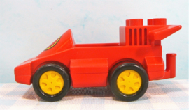 Vintage Lego Duplo figuur racewagen - Voertuigen
