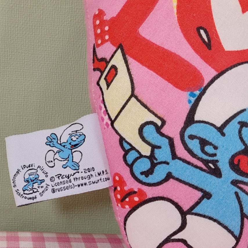 Smurfen knuffel kussen hart Love 20 x 17 - Peyo 2010 - Valentijn