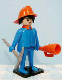 Vintage Playmobil brandweerman met accessoires - 1974