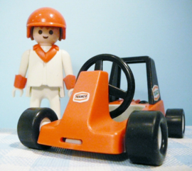 Vintage Playmobil  set 3575 - figuur met racewagen