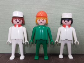 Vintage Playmobil 3361 verplegers met patient op brancard - ziekenhuis - 1976