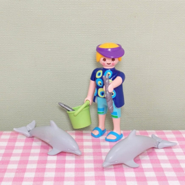 Playmobil 5876 Dolfijnen met trainer - Dierentuin - Dolfinarium
