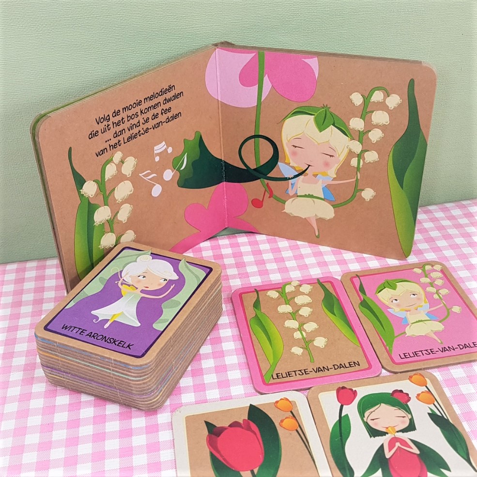 De Bloemenfeeën - Nadia Fabris memory spel & boekje - Sassi Junior