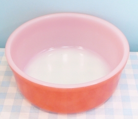 Vintage Arcopal ovenschaal peach / oranje 18 cm