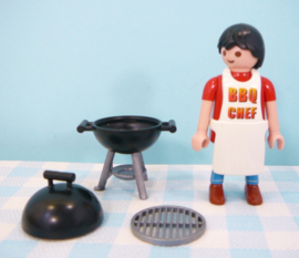 Playmobil Special 4696 BBQ Chef - Man met barbecue - 2005
