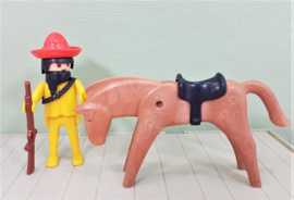 Vintage Playmobil 3343 Mexicaan bandiet  - Playmobil Western