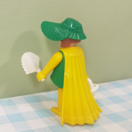 Vintage Playmobil figuur ridders - dame met waaier