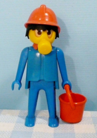 Vintage Playmobil brandweerman met masker - 1974