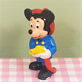 Vintage Bullyland figuur Mickey Mouse als brandweerman