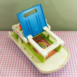 Vintage Fisher Price 985 Happy House Boat -  1972