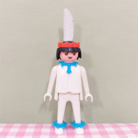 Vintage Playmobil indiaan te paard - Playmobil western