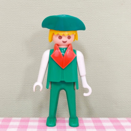 Vintage Playmobil piraten - groene piraat met haak 1978