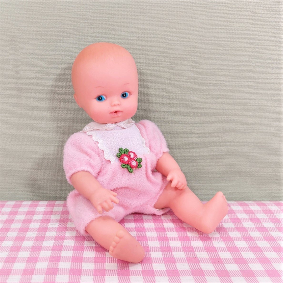 Vintage Sebino Italy popje 19 cm - 1981 - Jaren 80 babypop poppen