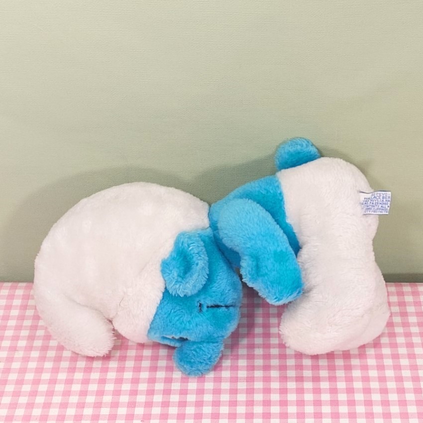 Vintage Smurfen knuffel 28/34 cm - Wallace Berrie Peyo 1979 - Jaren 70