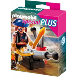 Playmobil Special Plus 5413 Piraat met kanon  - Playmobil piraten