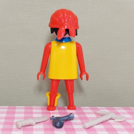 Vintage Playmobil 3542 / 3550 piraat met houten poot - Playmobil Piraten