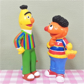 Vintage Yolanda Bert en Ernie Sesamstraat figuren