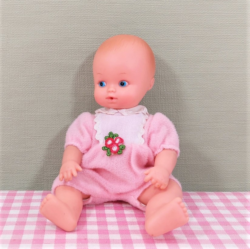 Vintage Sebino Italy popje 19 cm - 1981 - Jaren 80 babypop poppen