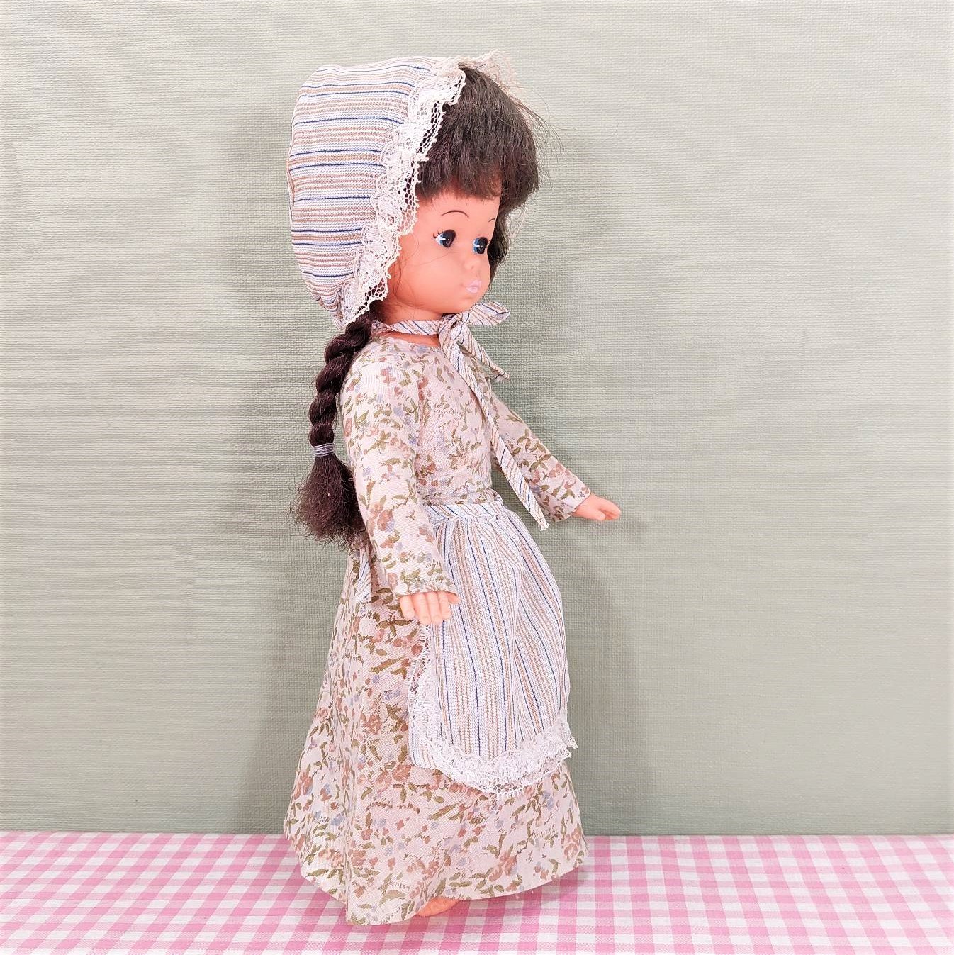 Vintage Playmates pop 28 cm - Jaren 70 poppen Holly Hobbie stijl