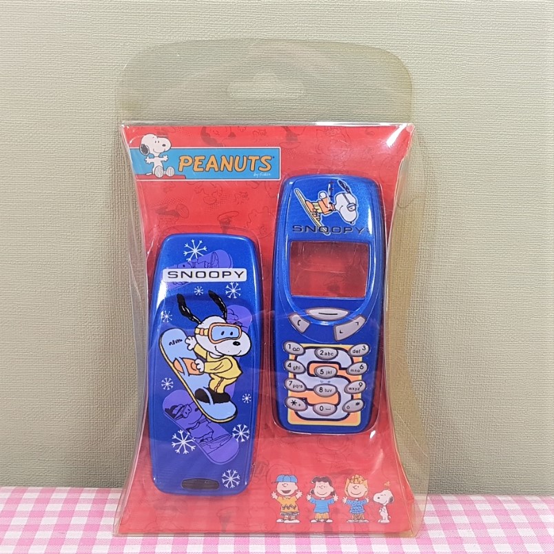 Vintage Peanuts Snoopy figuur Nokia telefoonhoesje Schulz