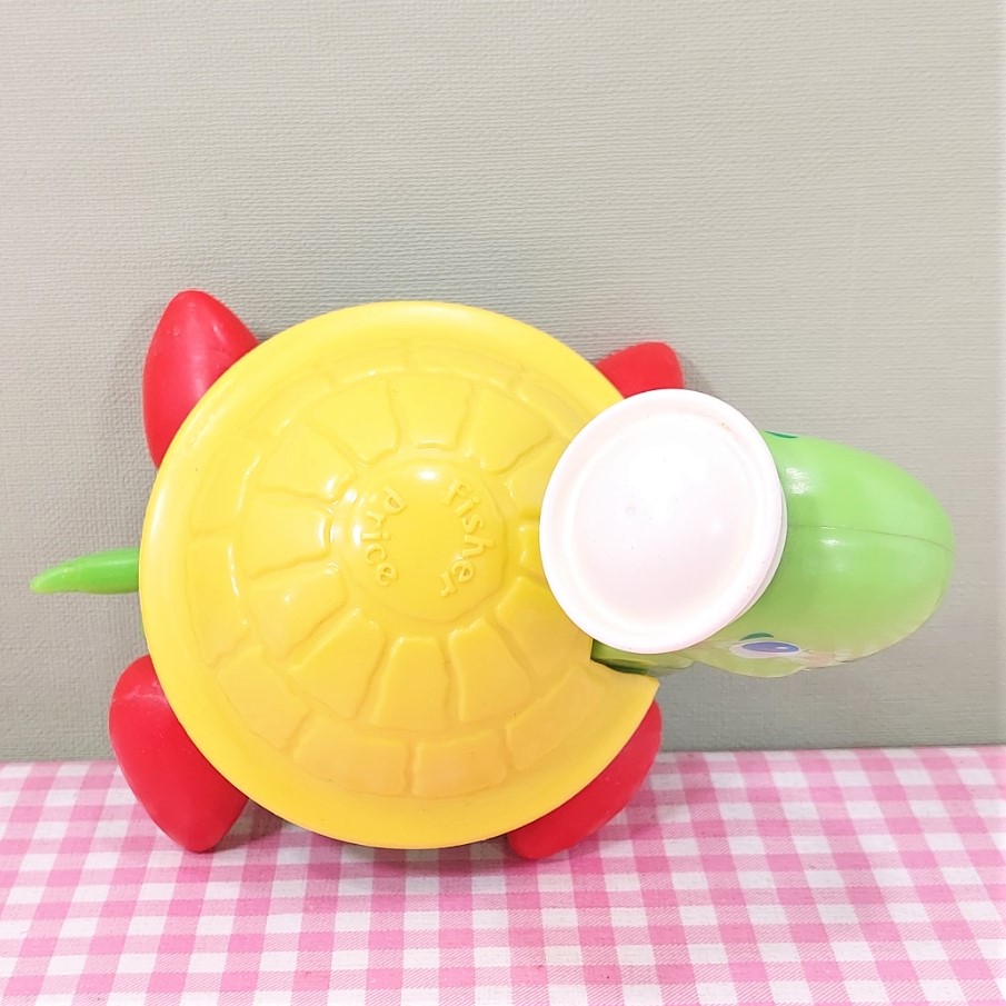Vintage Fisher Price schildpad Tag-Along Turtle - 1977 - Jaren 70