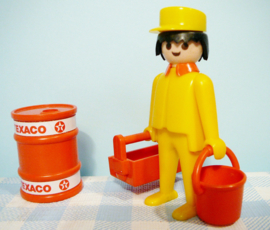 Vintage Playmobil Texaco garage figuur - 1979