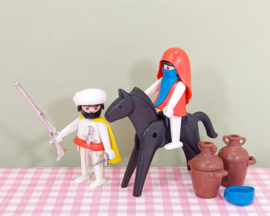 Vintage Playmobil 3585 Arabieren - Arabische familie met paard