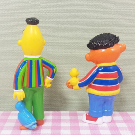 Vintage Yolanda Bert en Ernie Sesamstraat figuren