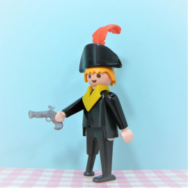 Vintage Playmobil piraat kapitein met houtenpoot - Playmobil piraten