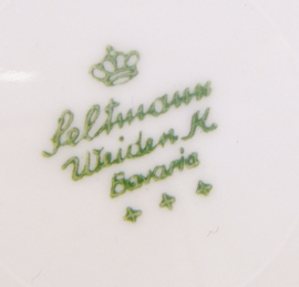 Vintage Bavaria servies -  kop en schotel met roosjes