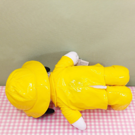 Snoopy Peanuts knuffel United Labels 2001 - gele regenjas 35 cm