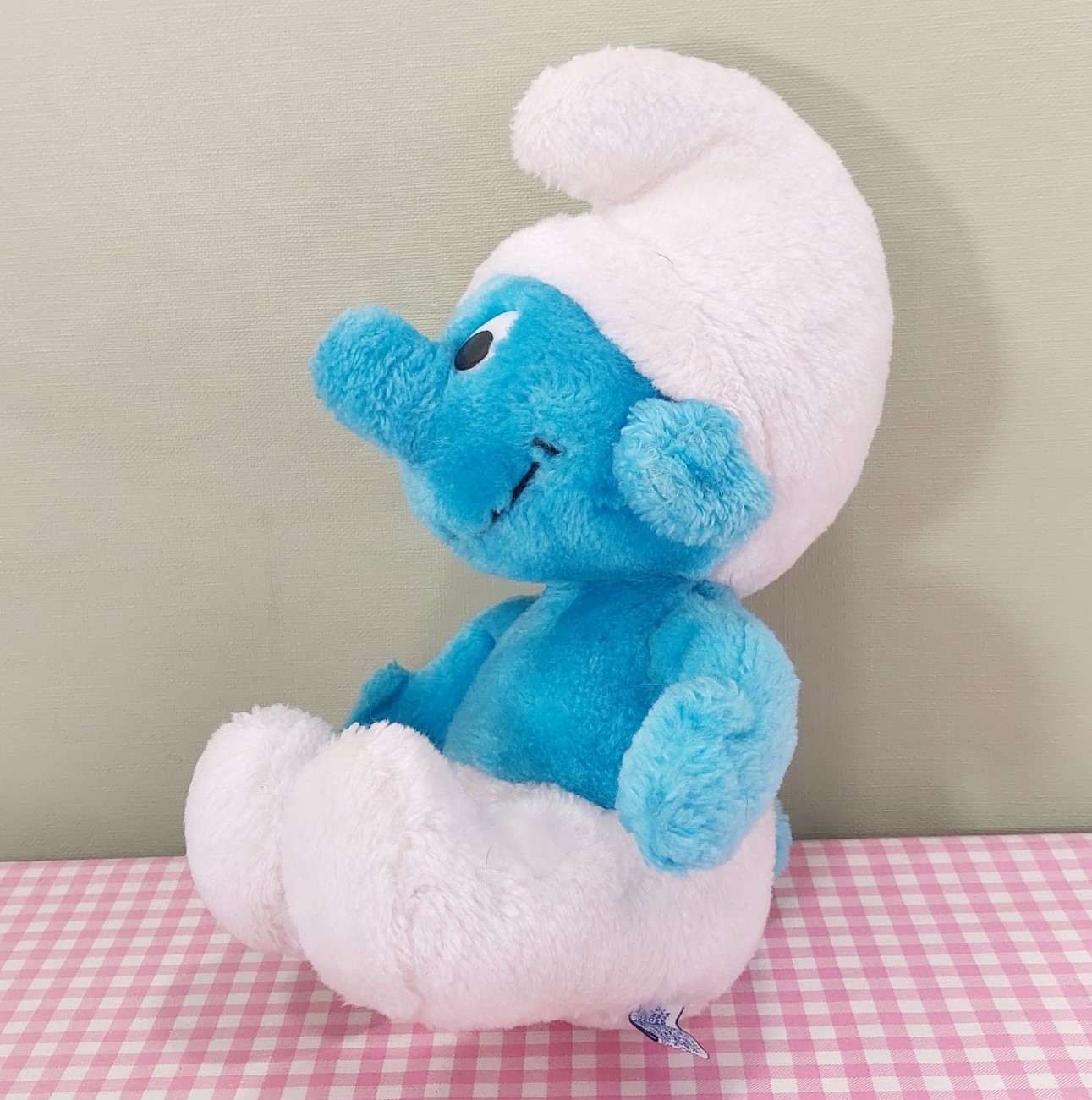 Vintage Smurfen knuffel 28/34 cm - Wallace Berrie Peyo 1979 - Jaren 70