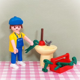 Playmobil Special 4655 Loodgieter met wastafel - City Life