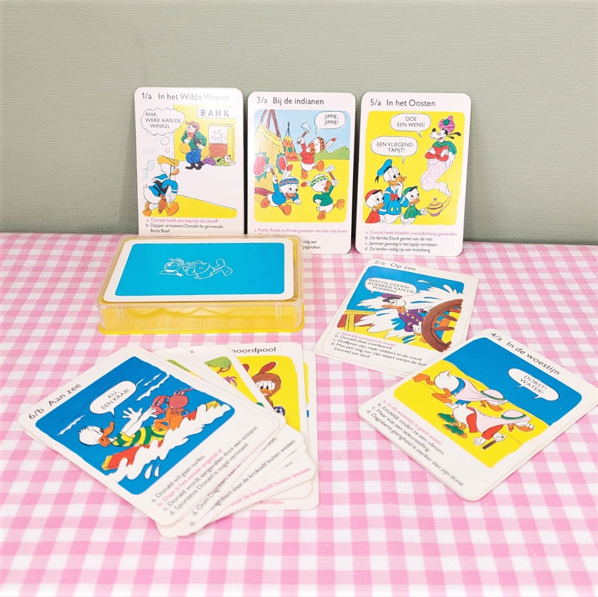Vintage Donald Duck kwartetspel - Walt Disney