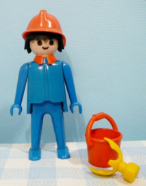 Vintage Playmobil brandweerman met masker - 1974