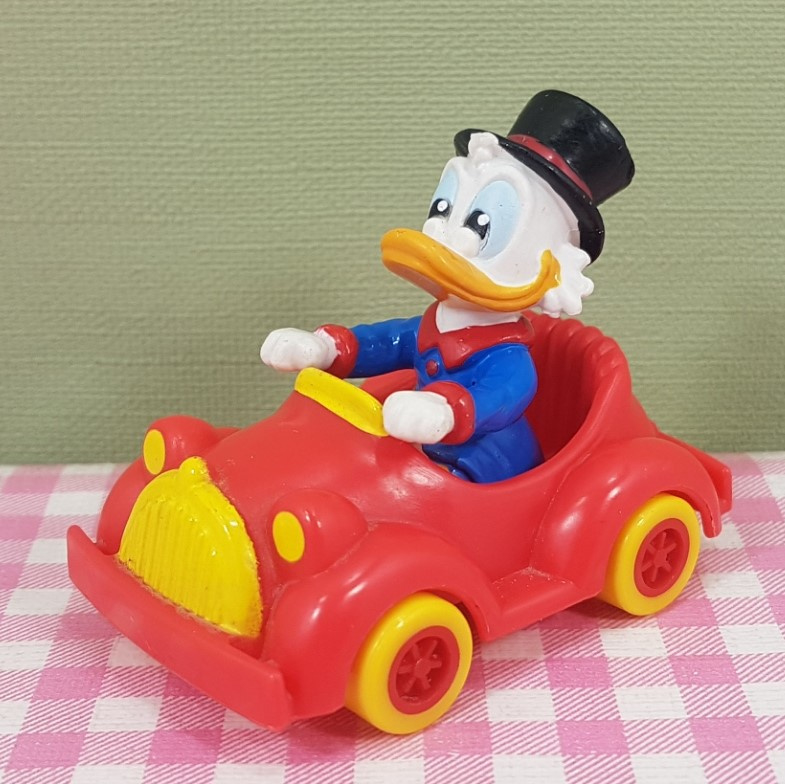 Vintage Dagobert Duck figuur McDonald's 1986