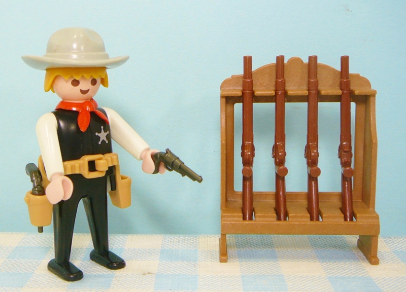 Playmobil 3381 Sheriff met wapens - Playmobil western