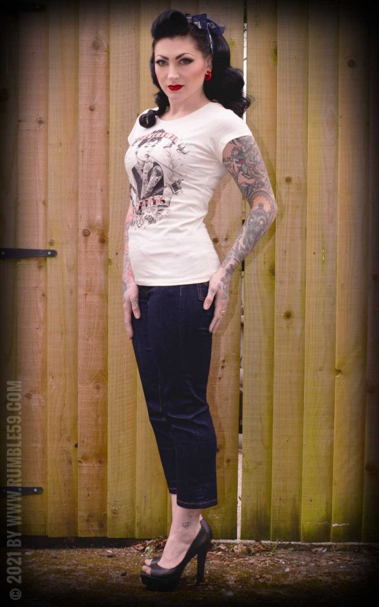 Rumble 59, Denim Capri Second Skin.
