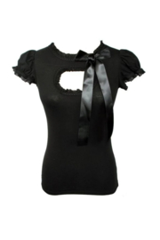 Katakomb, Molly Keyhole Top Black.