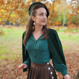 Knit Cardigan in Hampton Green.
