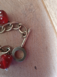Bow and Crossbones, Dice Bracelet.