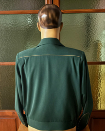 Motor Kulture Clothing, The Rockmount Bolero in Bottle Green.