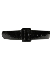 Collectif, Sally Plain Belt in Black.