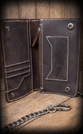 Rumble 59, Leather Wallet in Brown.