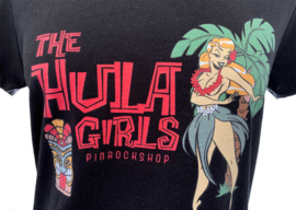 PinRock, Hula Girls Tshirt Black.