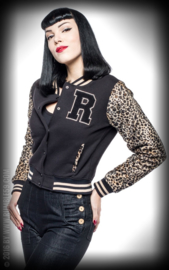 Rumble 59, Ladies Sweat College Jacket Leo Patch.