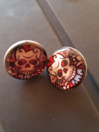 Sugar Skull Earstuds