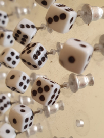 Dice earstuds.