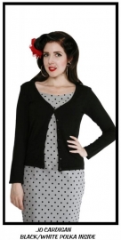 Collectif, Polkadot Cardigan in Red.